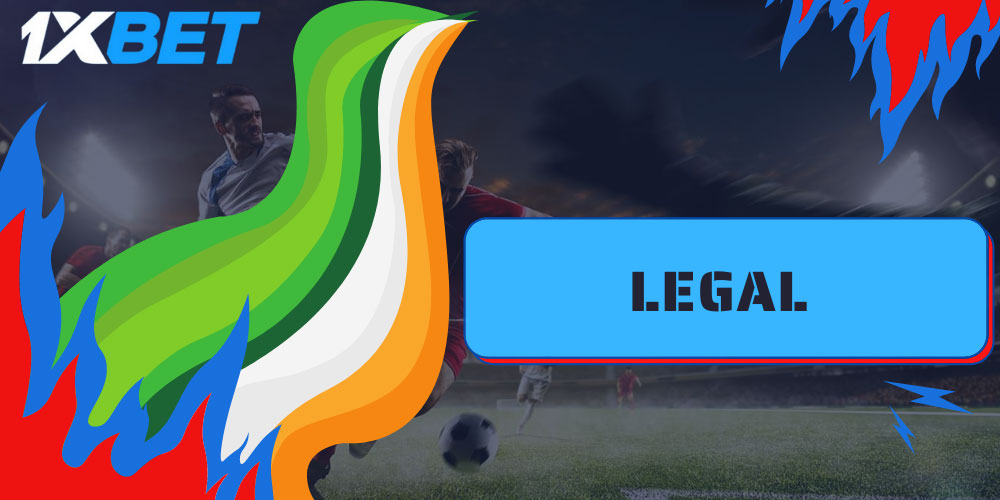1xBet legal in India
